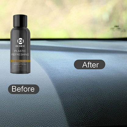 Car Dashboard Polish and Cleaner, Plastic Revitalizing Coating Agent Pack of 2 - GadgetPlus